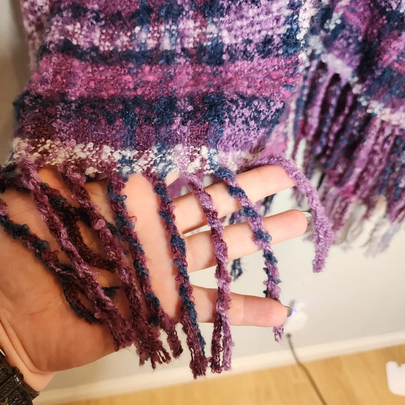 NWT Woolrich Purple Blanket Wrap. Soft and Cozy. One Size. - Picture 7 of 16